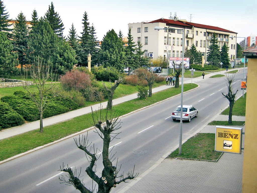 г.Тржебич, Чехия - вид из окна гостиницы